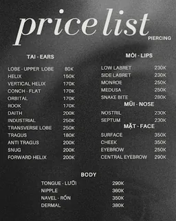 Nấm Mèo Tattoo & Piercings